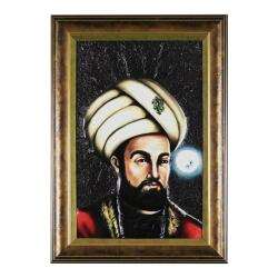 e38 EL İŞÇİLİĞİ ALİMİNYUM FOLYA KABARTMA TABLO 48 x 68 cm - 5929 - 1