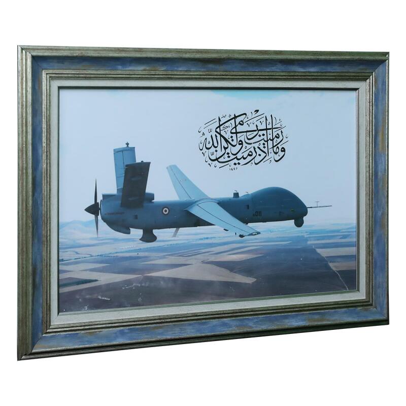 e38 EL İŞÇİLİĞİ HÜSN-İ HAT TABLO ANKA 70x50 cm - 5992 - 2