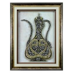 e38 EL İŞÇİLİĞİ KAĞIT RÖLYEF TABLO 85 x 65 cm - 5975 - 1