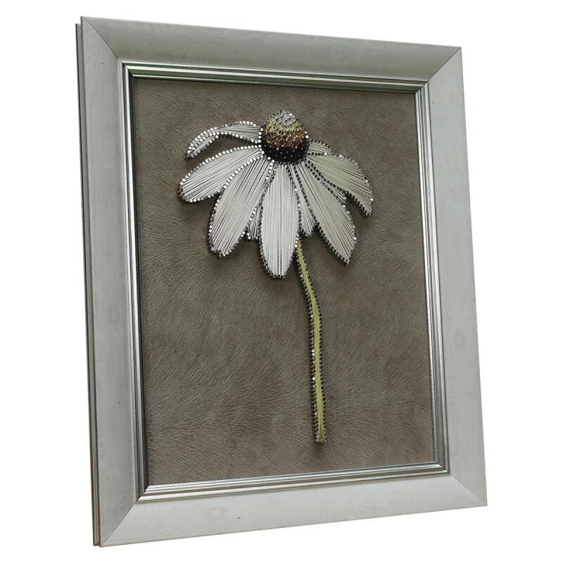 e38 HAND CRAFTED FLOWER PHILOGRAPHY TABLE 42 x 35 cm - 6035 - 2