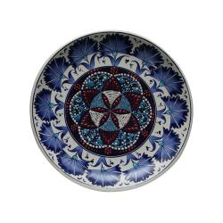 e38 HAND CRAFTED TILE PLATE 25 cm - 6072 - 2