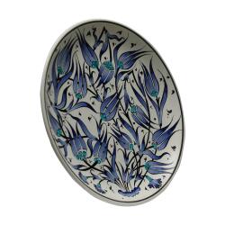 e38 HAND CRAFTED TILE PLATE 25 cm - 6078 - 3