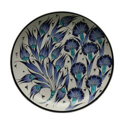 e38 HAND CRAFTED TILE PLATE 25 cm - 6081 - 2