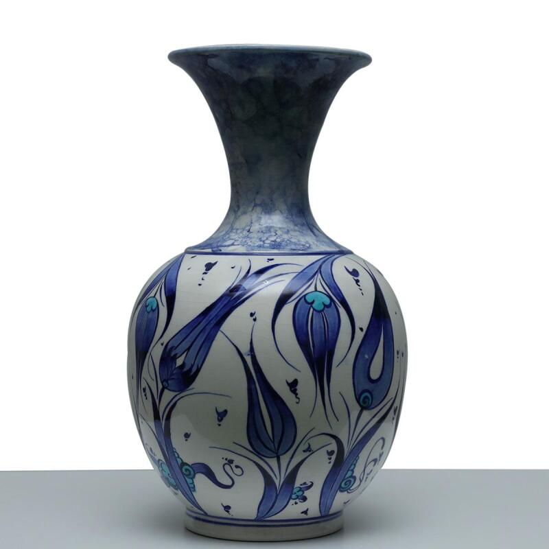 e38 HAND CRAFTED TILE VASE 30 cm - 6070 - 1