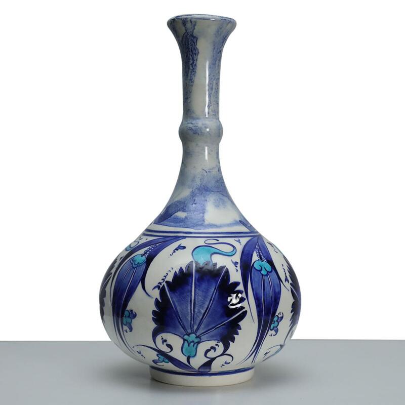 e38 HAND CRAFTED TILE VASE 30 cm - 6071 - 1