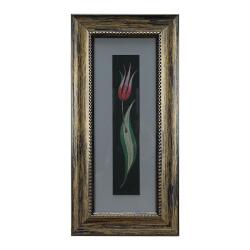 e38 HAND CRAFTED WATER COLOR TULIP PAINTING 33 x 16 cm - 6045 - 1