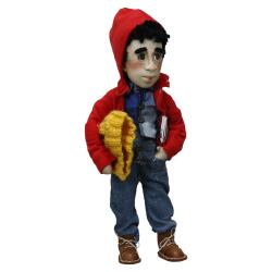 e38 HAND WORKED BOY DECOR DOLL 38 cm - 6031 - 1