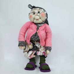 e38 HAND WORKED DECOR DOLL 39 cm - 5867 - 1