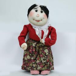 e38 HAND WORKED DECOR DOLL 42 cm - 5866 - 1