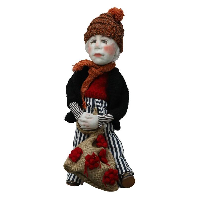 e38 HAND WORKED DECOR DOLL 47*8 cm - 6159 - 1