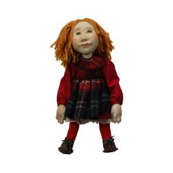 e38 HAND WORKED DECOR DOLL 49*10 cm - 6155 - 1