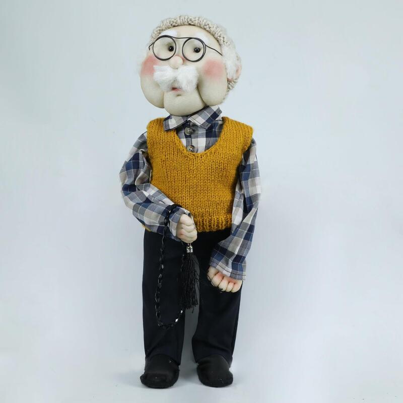 e38 HAND WORKED DECOR DOLL 50 cm - 5864 - 1