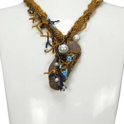 e38 HAND WORKED JEWELERY NECKLACE - 6125 - 3