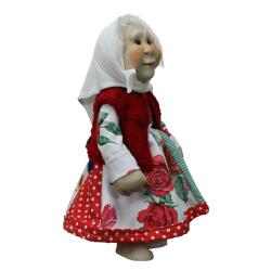 e38 HANDMADE GRANDFATHER DECOR DOLL 34 cm - 6029 - 2