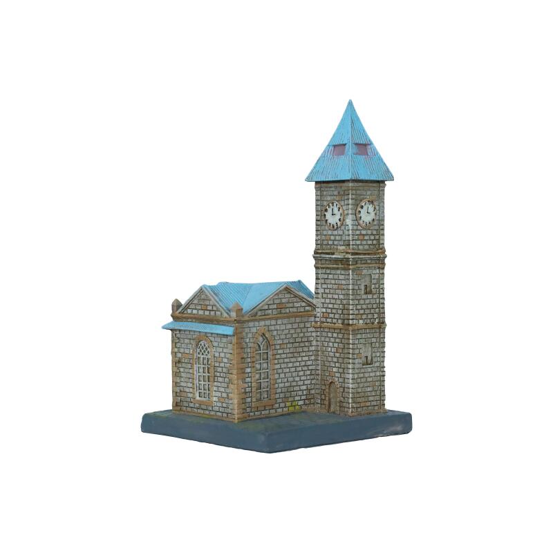 e38 HANDMADE KAYSERİ CLOCK TOWER - 5640 - 3