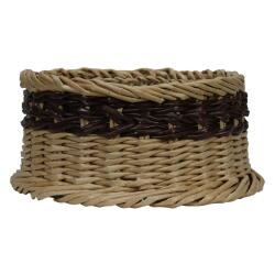 e38 HANDMADE PAPER ROPE BASKET WEATHER 18*18 cm - 6178 - 1