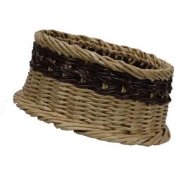 e38 HANDMADE PAPER ROPE BASKET WEATHER 18*18 cm - 6178 - 3