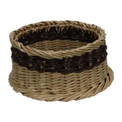 e38 HANDMADE PAPER ROPE BASKET WEATHER 18*18 cm - 6178 - 2