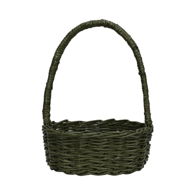 e38 HANDMADE PAPER ROPE BASKET WEATHER 19*19 cm - 6174 - 1