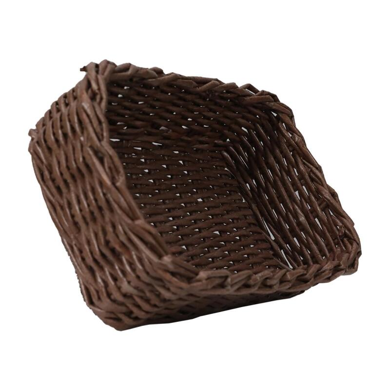 e38 HANDMADE PAPER ROPE BASKET WEATHER 23*14 cm - 6179 - 3