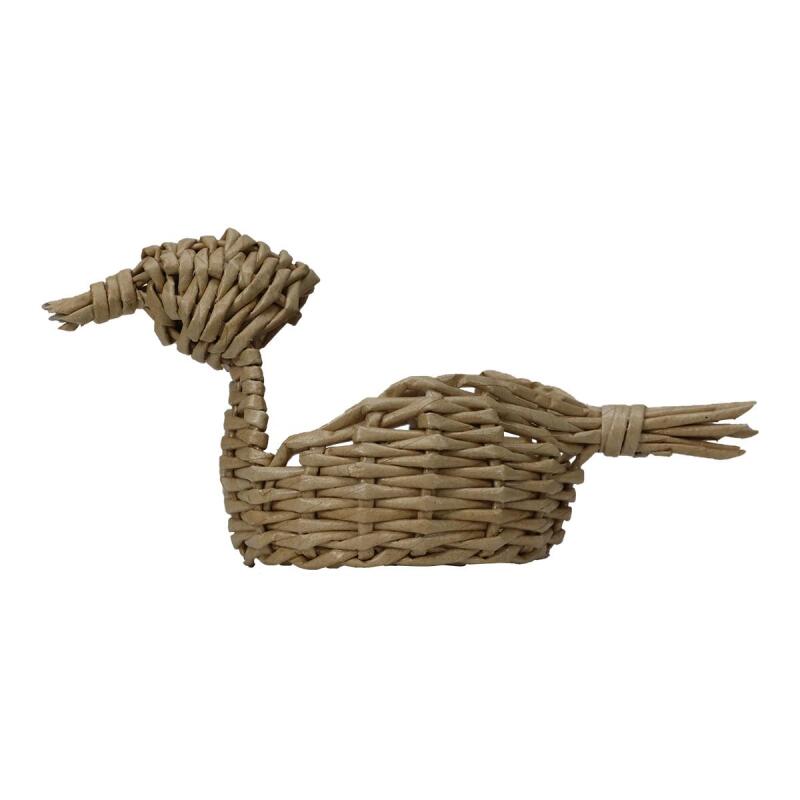 e38 HANDMADE PAPER ROPE BASKET WEATHER 24*9 cm - 6180 - 1