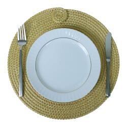 e38 HANDMADE wicker 6-PIECE PRESENTATION PLATE SERIES 32 x 32 cm - 5978 - 3