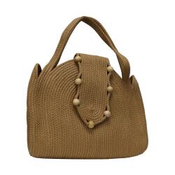 e38 HANDMADE wicker jute bag 45*38 cm - 6137 - 2