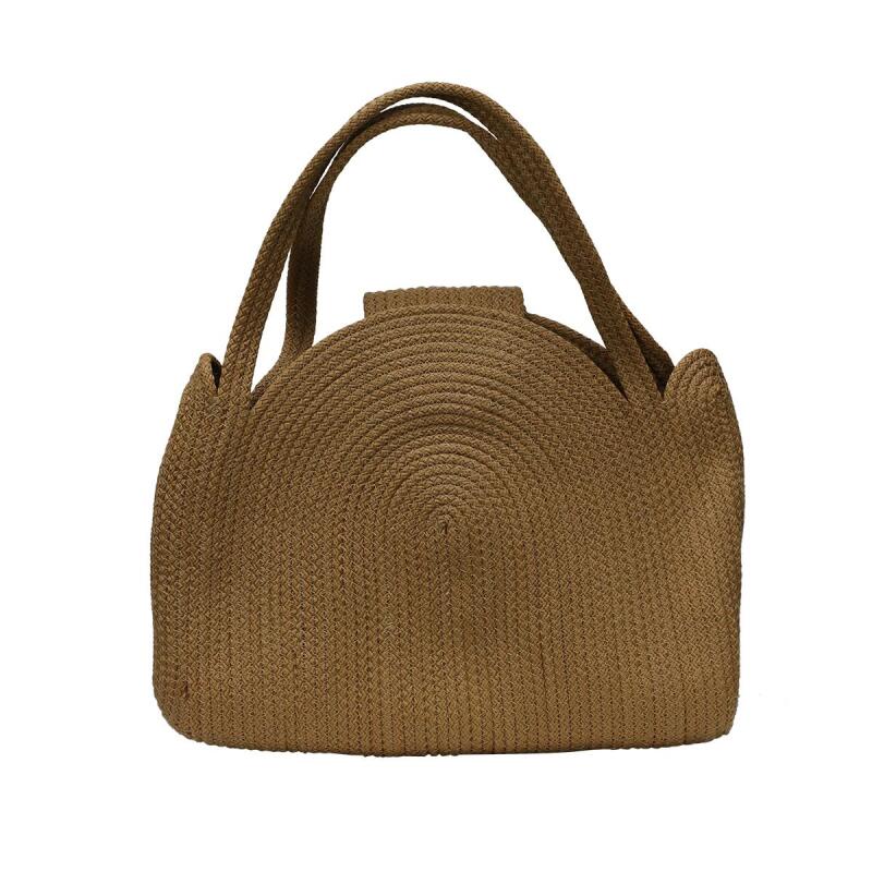 e38 HANDMADE wicker jute bag 45*38 cm - 6137 - 3