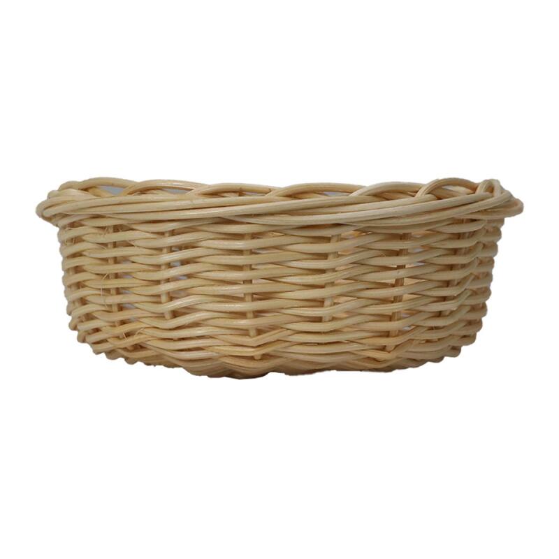 e38 HANDMADE wicker rope basket braid 13*13 cm - 6183 - 1