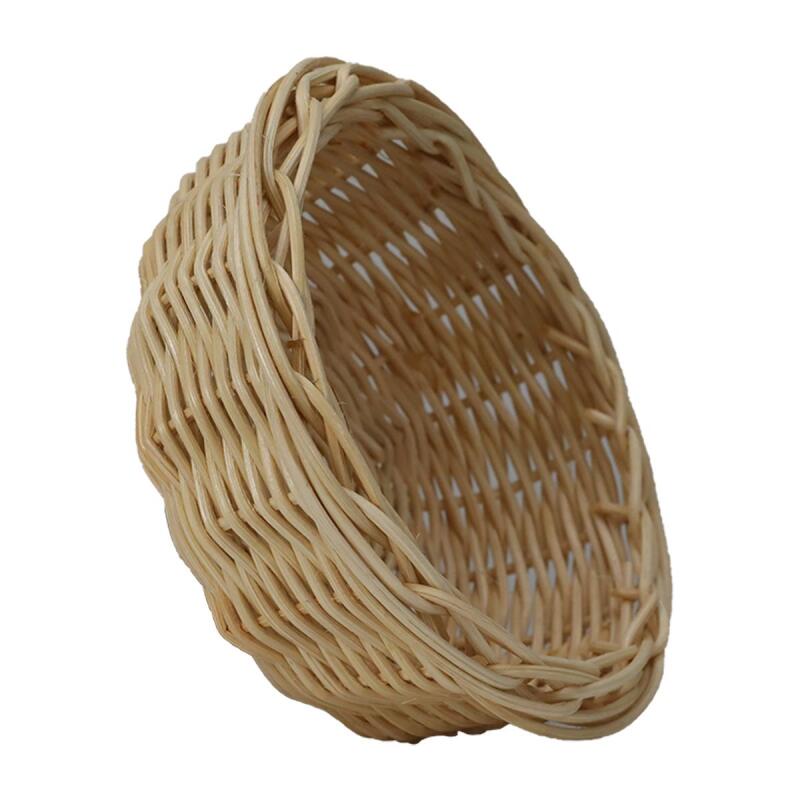 e38 HANDMADE wicker rope basket braid 13*13 cm - 6183 - 3