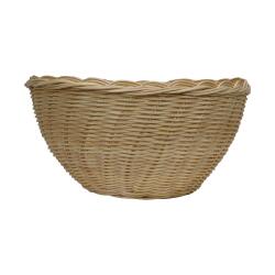 e38 HANDMADE wicker rope basket braid 24*24 cm - 6175 - 1