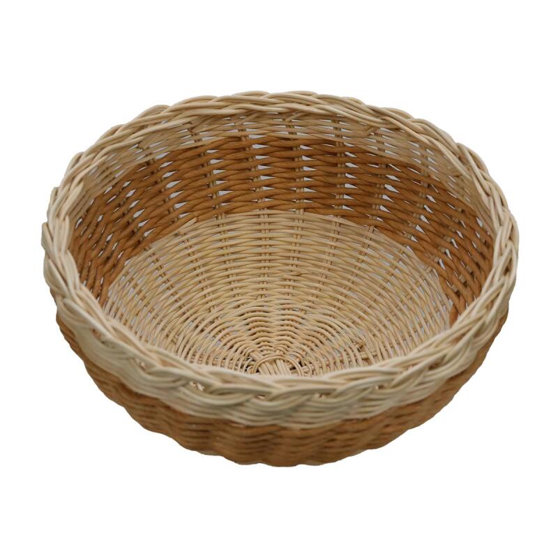 e38 HANDMADE wicker rope basket braid 24*24 cm - 6176 - 2