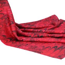 e38 HANDMADE WOMEN'S COLORED MARBLED SCARF 90*90 cm - E0094 - 2