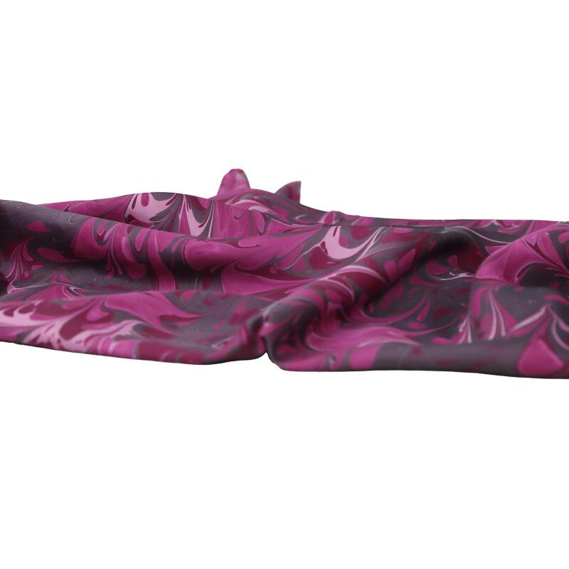 e38 HANDMADE WOMEN'S COLORED MARBLED SCARF 90*90 cm - E0107 - 2