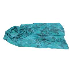 e38 HANDMADE WOMEN'S COLORED MARBLED SHAWL 176*70 cm - Ş0142 - 2