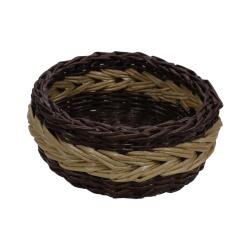 e38 HANDWORK PAPER ROPE BASKET WEATHER 17*17 cm - 6182 - 2