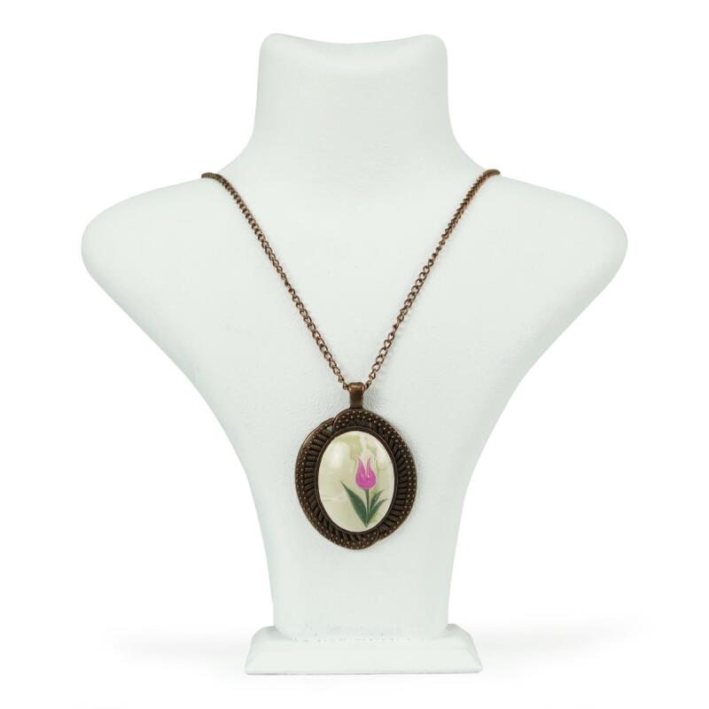 e38 MARBLE NECKLACE TULIP - 1