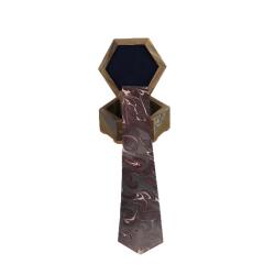 e38 MEN'S COLORED MARBLING TIE - 1