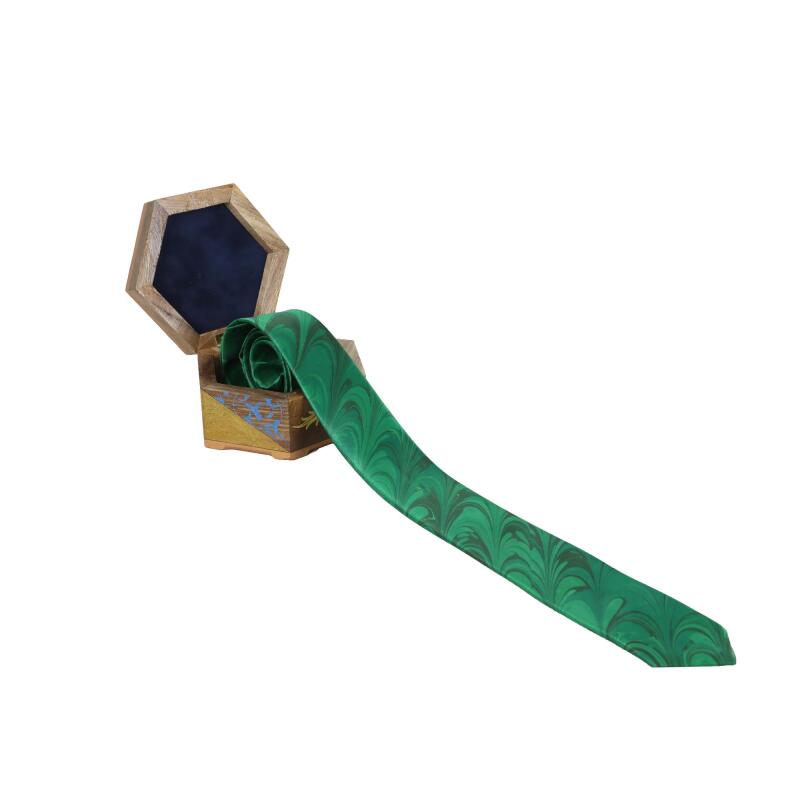 e38 MEN'S COLORED MARBLING TIE - 2