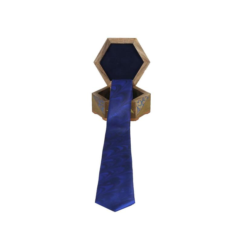 e38 MEN'S COLORED MARBLING TIE - 2