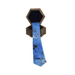 e38 MEN'S COLORED MARBLING TIE - 2