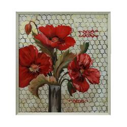 GLASS PAINTING FLOWER TABLE - 2