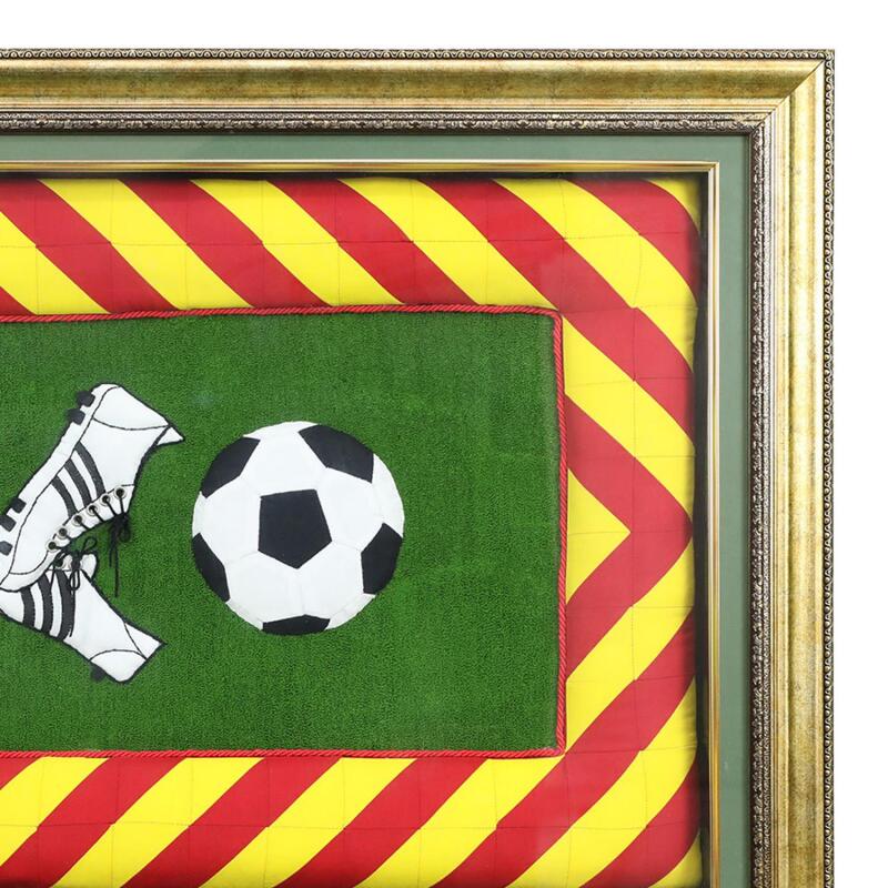 HAND CRAFTED KAYSERİSPOR FOOTBALL BALL TABLE 79*53 cm - 5858 - 2