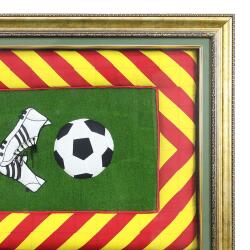 HAND CRAFTED KAYSERİSPOR FOOTBALL BALL TABLE 79*53 cm - 5858 - 2