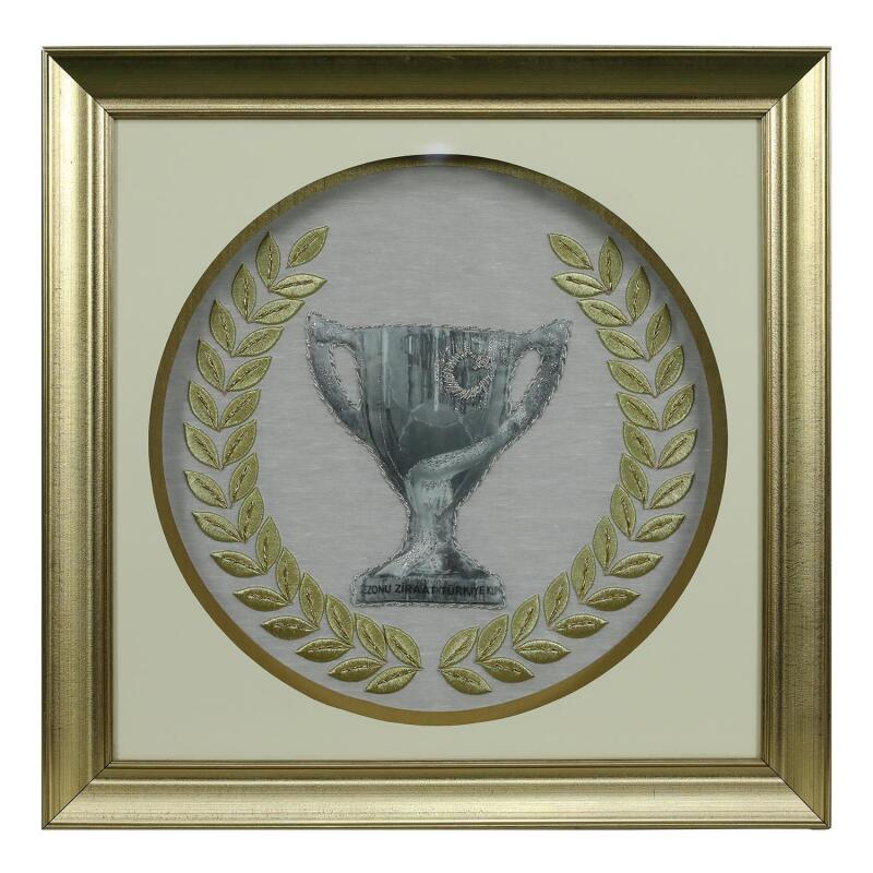 HANDMADE KAYSERİSPOR ZİRAAT CUP MARAŞ WORK PAINTING 60*60 cm - 5855 - 1