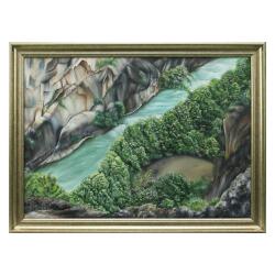 KAYSERİ ZAMANI RIVER OIL PAINTING TABLE - 1