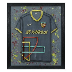 طاولة فلسفة مصنوعة يدوياً من KAYSERISPOR JERSEY 79*68 سم - 5846 - 1