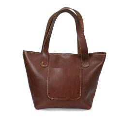 LEATHER BAG (BROWN) - 1