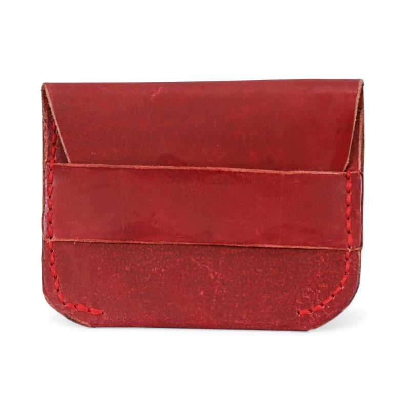 LEATHER WALLET (RED) - 1