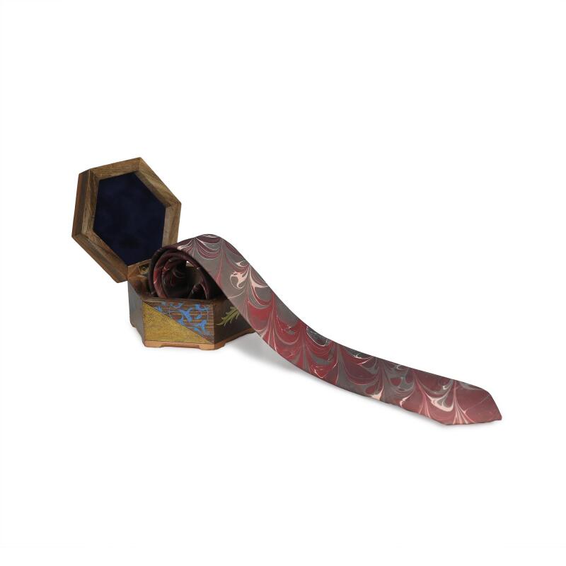 e38 MEN'S COLORED MARBLING TIE - 2